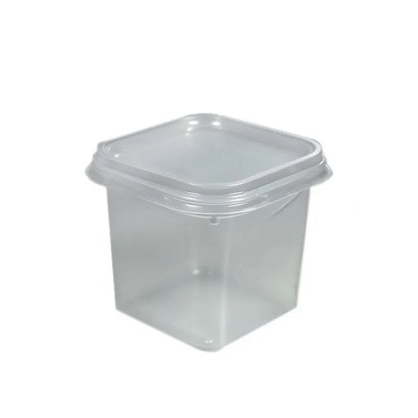 EMBALAGEM GALVANOTEK G378 QUADRADO PP 350ML - 50un.