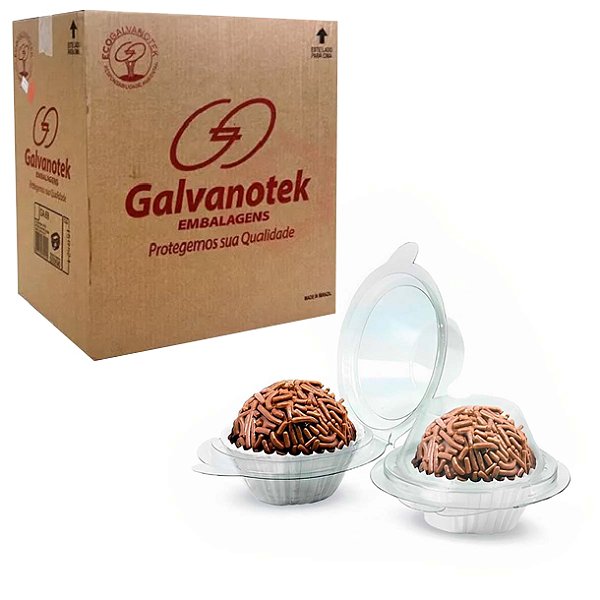 EMBALAGEM GALVANOTEK G641 BRIGADEIRO INDIVIDUAL - CX 1.260 un.