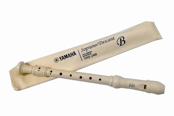 Flauta Doce Soprano Barroca Yamaha 24B