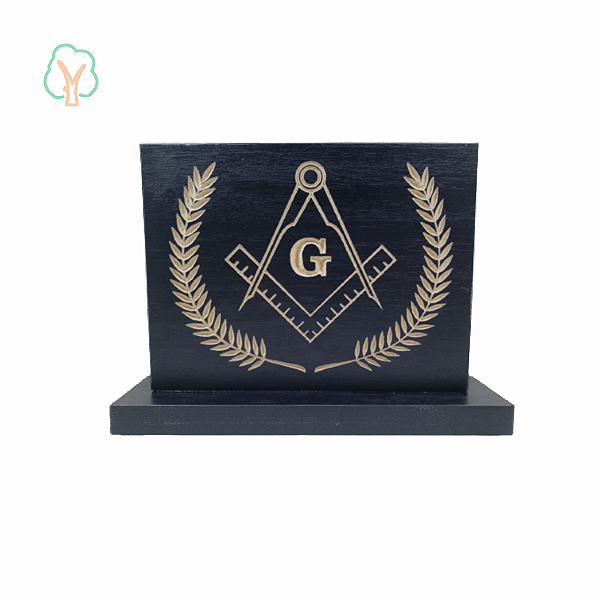 Placa de Mesa - Maçonaria - Compasso e Esquadro