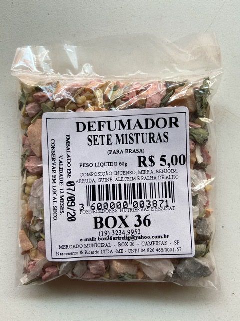 DEFUMADOR SETE MISTURAS - 60g