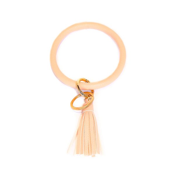 Chaveiro Circulo Rosa Seco