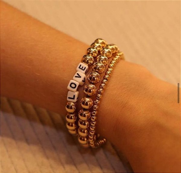 Mix Pulseiras Love