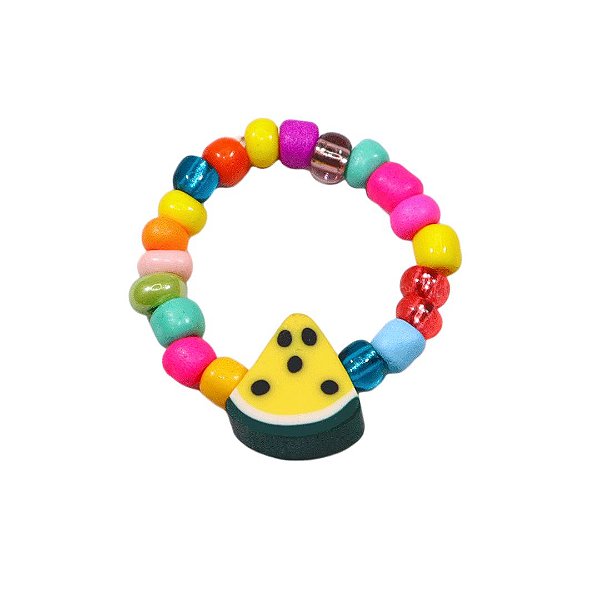 Anel Beads Melon Colorful