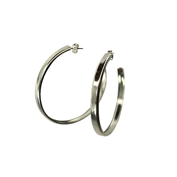 Argola Base Larga Aço Inox