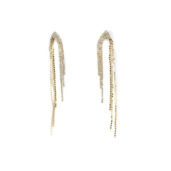 Brinco Strass Cascata