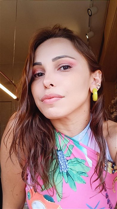 Argola Resina Verde Lima