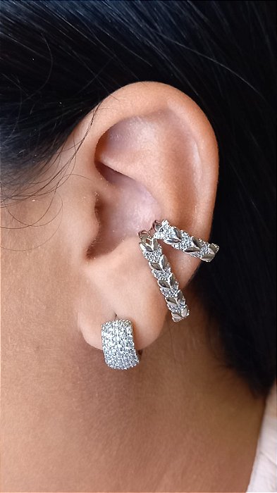 Piercing Fake Duo  Prata