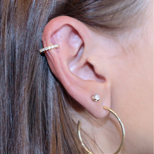 Piercing Fake Cravejado  Zircônias