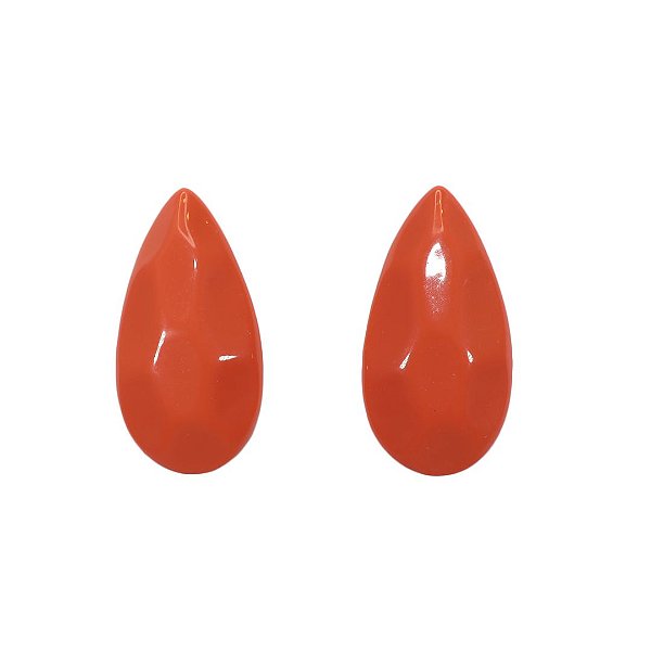Brinco Gota Resina Rosé