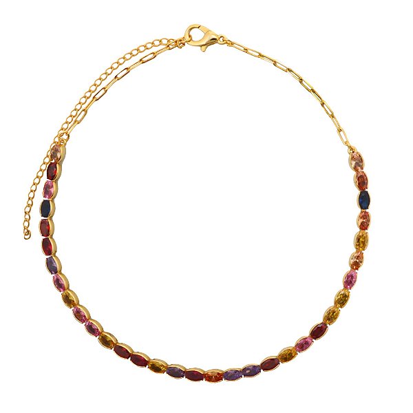 Colar Riviera Rainbow