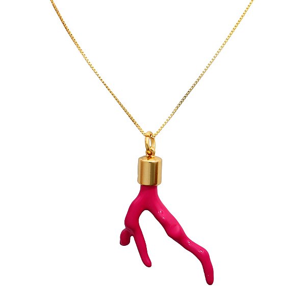 Colar Corais Pink