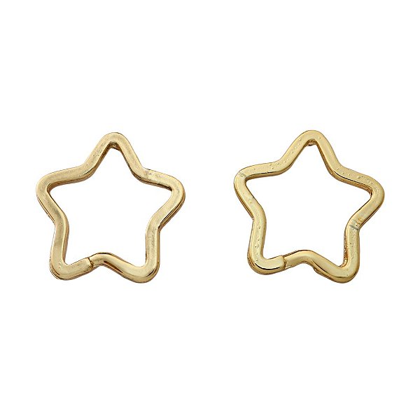 Brinco Estrela Vazado