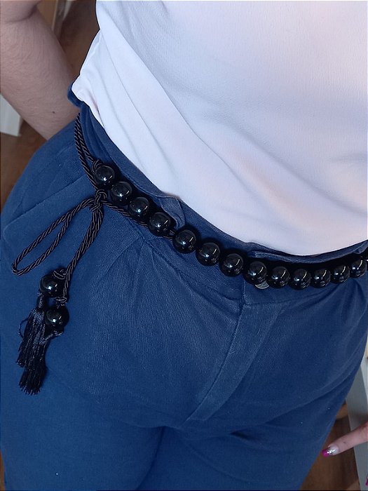 Cinto de Bolas Preto
