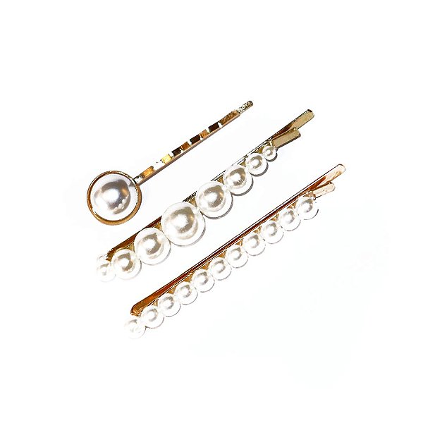 Presilhas Trio Pérolas