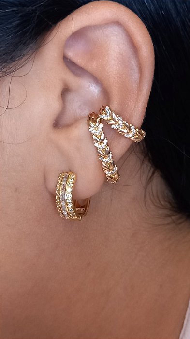 Piercing Fake Duo  Dourado