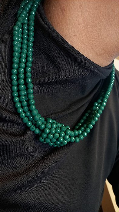 Maxi Colar Balls Verde