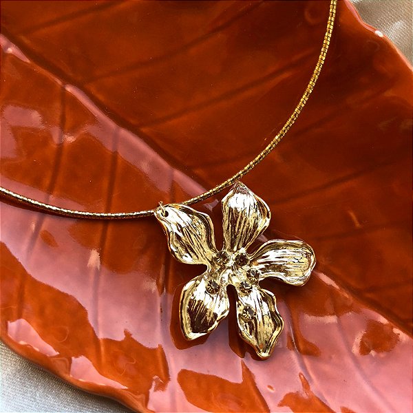 Colar Aro Flor