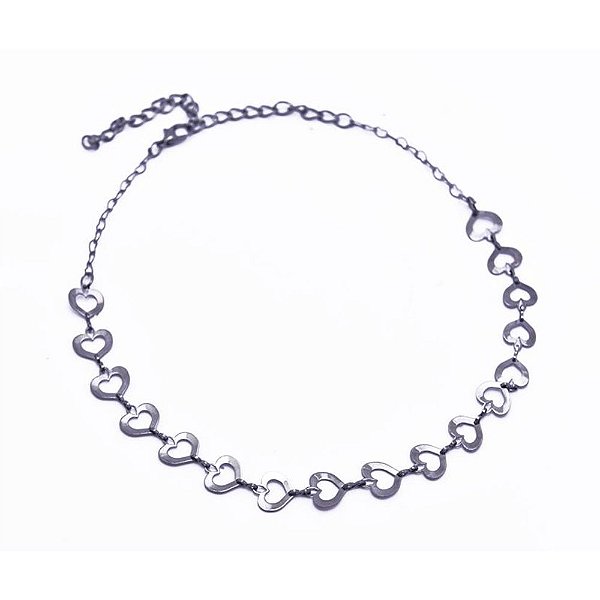 Choker Coração Vazado