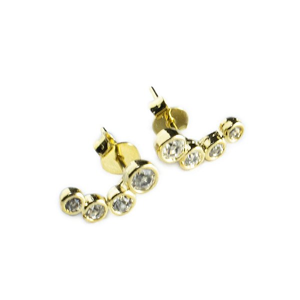 Brinco Ear Cuff Mini com Zircônia