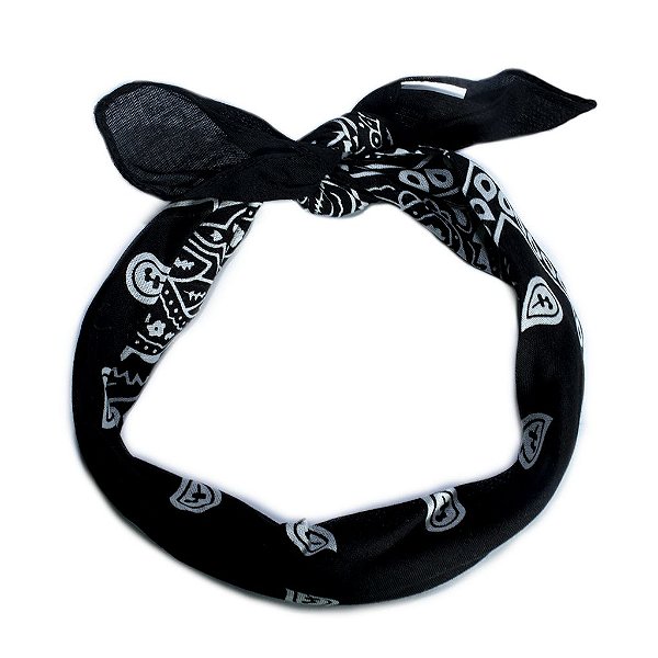 Lenço Tipo Bandana Preto
