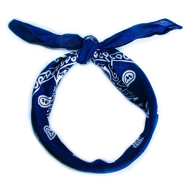 Lenço Tipo Bandana Azul