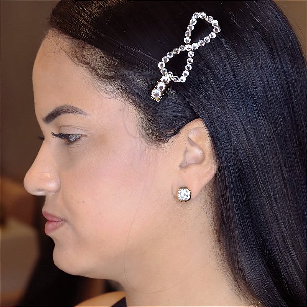 Broche de Cabelo Laço Furta-cor