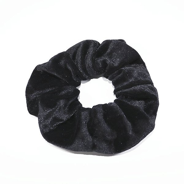 Scrunchie em Veludo Preta