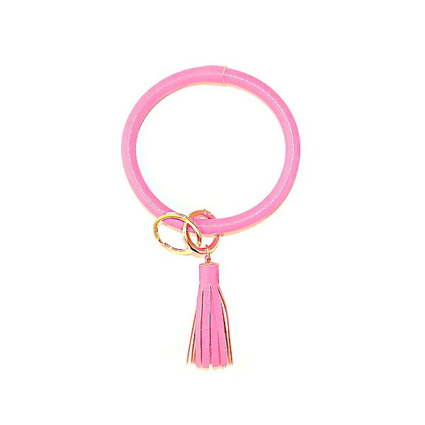 Chaveiro Circulo Rosa