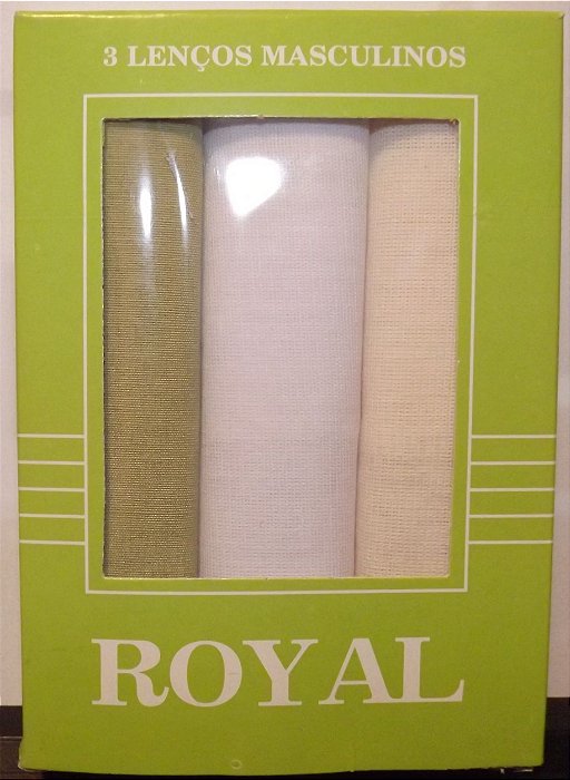 kit com 3 lenços masculinos