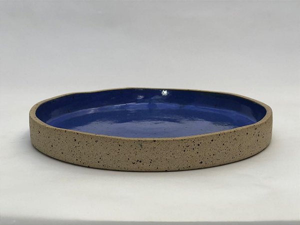 Prato Sobremesa Reto Azul Letícia