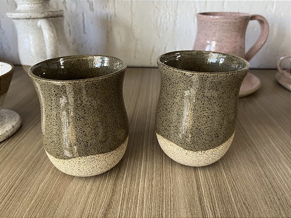 Conjunto de 2 Copos Verde