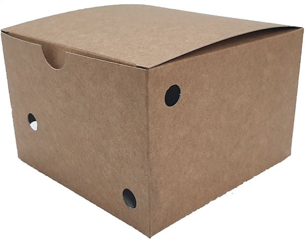 Embalagem para Hambúrguer sem Impressão [Kraft] 100 unid