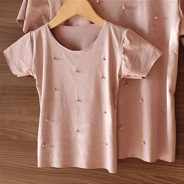 Blusa INFANTIL Suede Rose