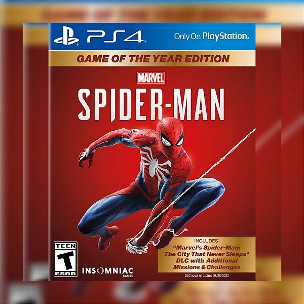 Spider-Man Homem-Aranha Edição Jogo do Ano - PS4 - Level 1 Games