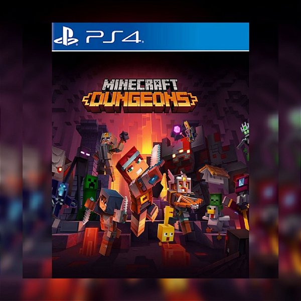 Minecraft Dungeons PS4 - Jogo da PS Plus! Gameplay PT/BR 