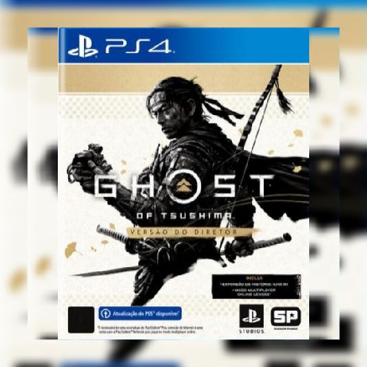 Jogo Ghost Of Tsushima PS4 - R.M. Brasil - 3 anos! =D