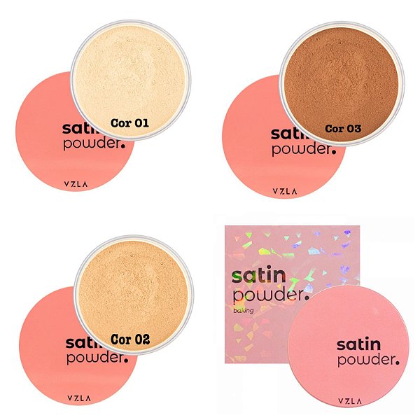 po facial translucido satin powder - vizzela