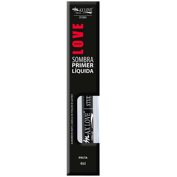 Sombra primer líquida preta max love