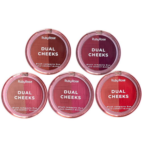 Blush dual cheeks compacto duo Ruby Rose