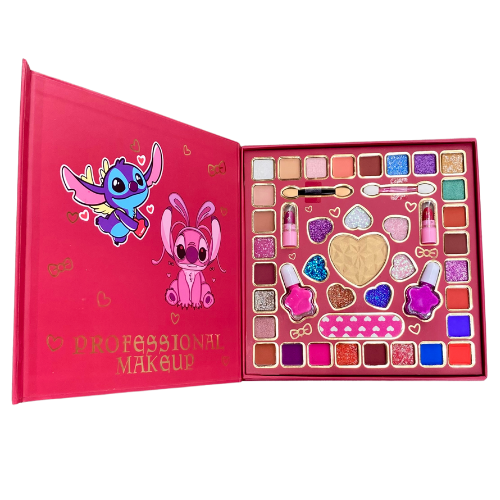 Kit maquiagem vermelho infantil Stitch