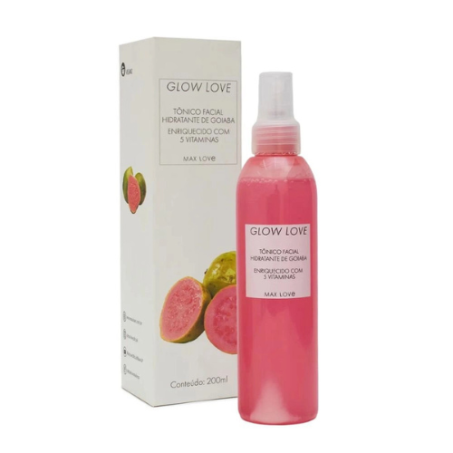 Tônico Facial Glow Love Hidratante de Goiaba Max Love