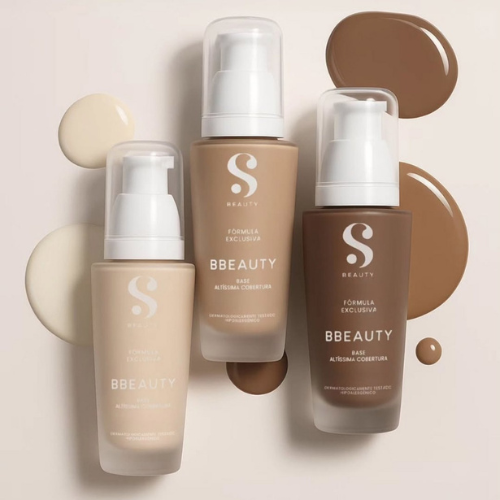 Base Líquida Matte bBeauty Altíssima Cobertura - Suelen Beauty