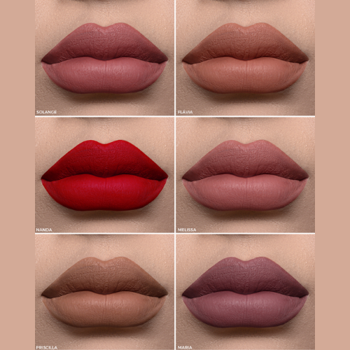 Batom Liquido Soft Matte Nathalia Capelo