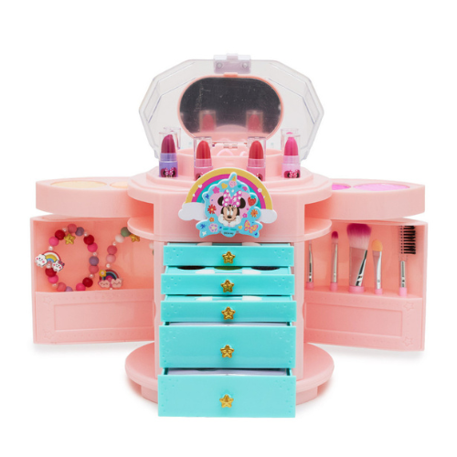Maleta de Sombras Batom e Brilho Infantil Disney Minnie Fenzza
