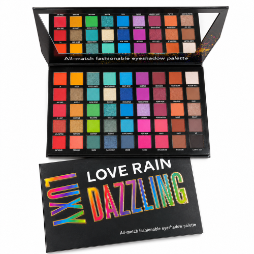 Paleta de sombra colorida Luxy Dazzling - Love Rain