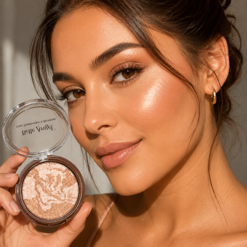 Duo Iluminador e Bronzer Belle Angel