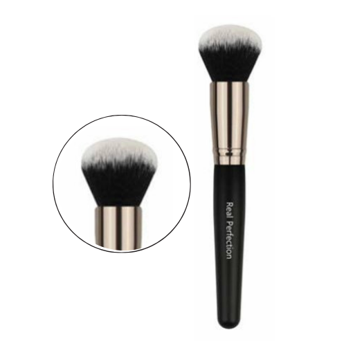 Pincel R108  Kabuki oval para base ou cremosos Real perfection