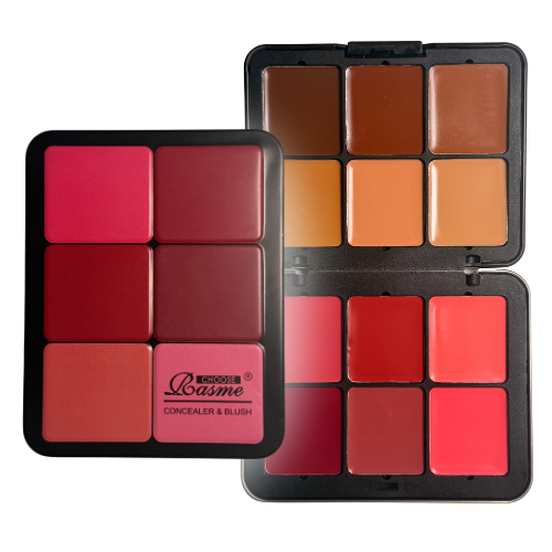 Paleta de Blush, Contorno e Corretivo cremoso Choose / Carla