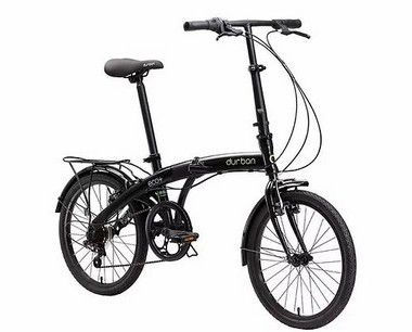 Bicicleta Aro 20 Dobrável - Durban Eco+ - 6 Velocidades - Aço Carbono - Azul ou Preta